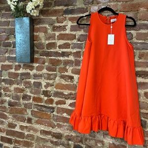 Orange Swing Mellie Dress - Mudpie Size small